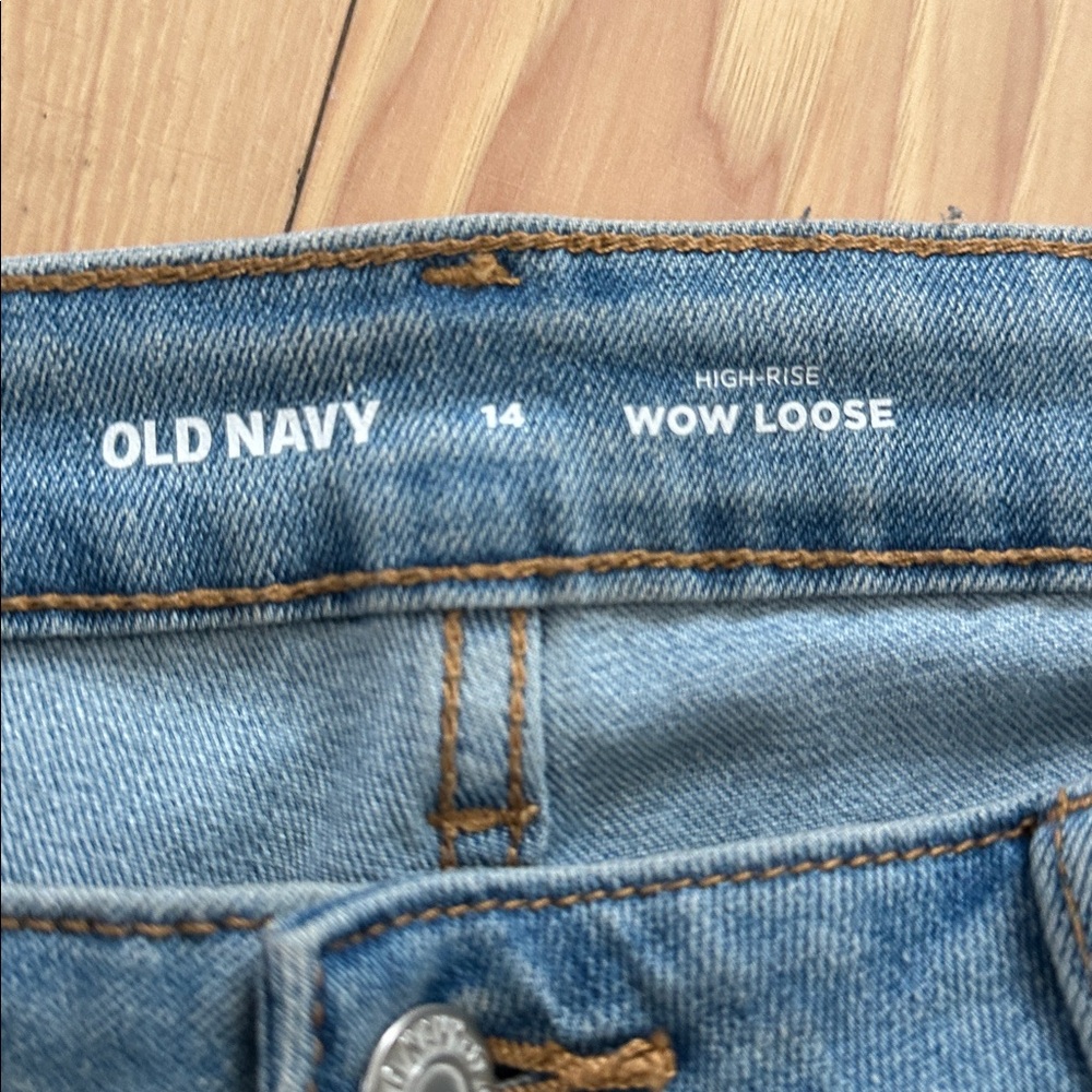 Old Navy High Rise WOW Loose size 14 - Picture 2 of 3